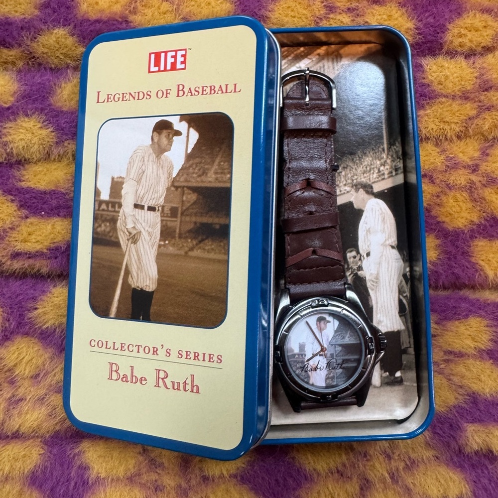 Legends of Baseball Babe Ruth Watch - Brown